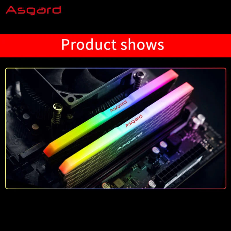 Asgard W2 series RGB RAM ddr4 8GBx2 16GBx2 3200MHz PC4-25600 1.35V dual channel stunning desktop memory ram